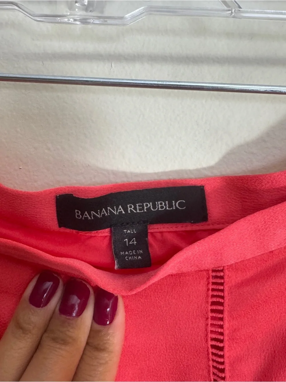 Banana Republic coral pink